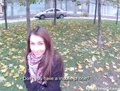 Girl Convinced To Give Him Head And Fuck Outdoors