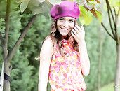 Panty And Ass Flashing Teen Cutie In The Garden