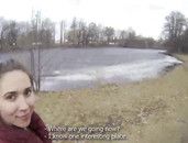 Farm Girl In Sexy Brown Leather Boots Gets Laid
