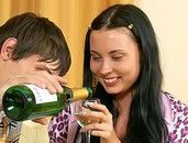 Champagne Makes Her Horny For Hardcore Sex