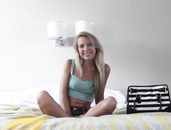 Hot 18 Year Old Blonde Fucks Like A Tigress