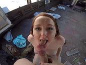 Milky White Girl Paid To Fuck In A Public Place