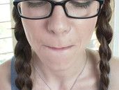 Super Cute Braided Pigtails On The Hardcore Teen