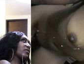 Sticky Facial For The Well Fucked Black Girl