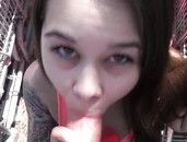 Giving Head In Public Turns On This Cutie