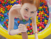 Tiny Gal Spreads Wide And Takes His Huge cock