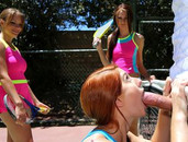 Sporty Hardcore Fucking On A Tennis Court